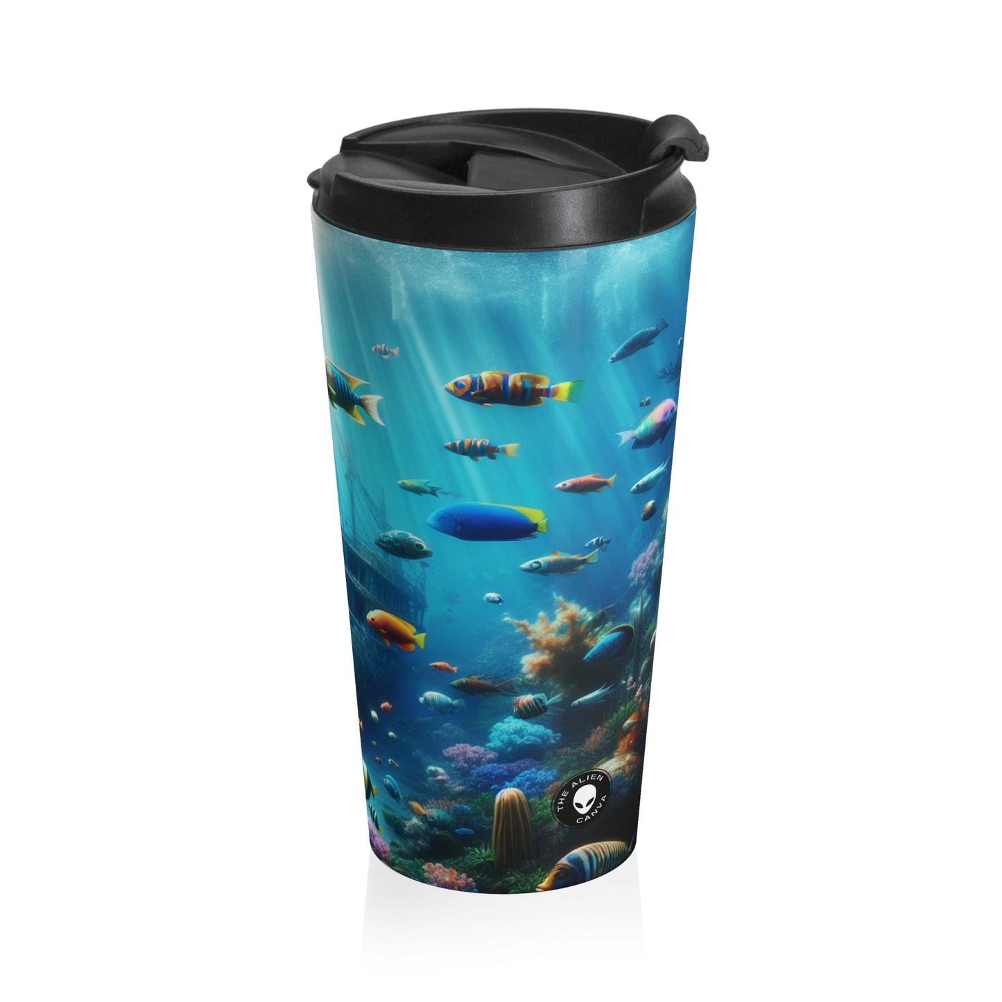 "Sunken Shipwreck Wonderland" - The Alien Stainless Steel Travel Mug