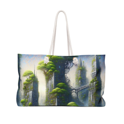 "Biodome Cityscape" - The Alien Weekender Bag