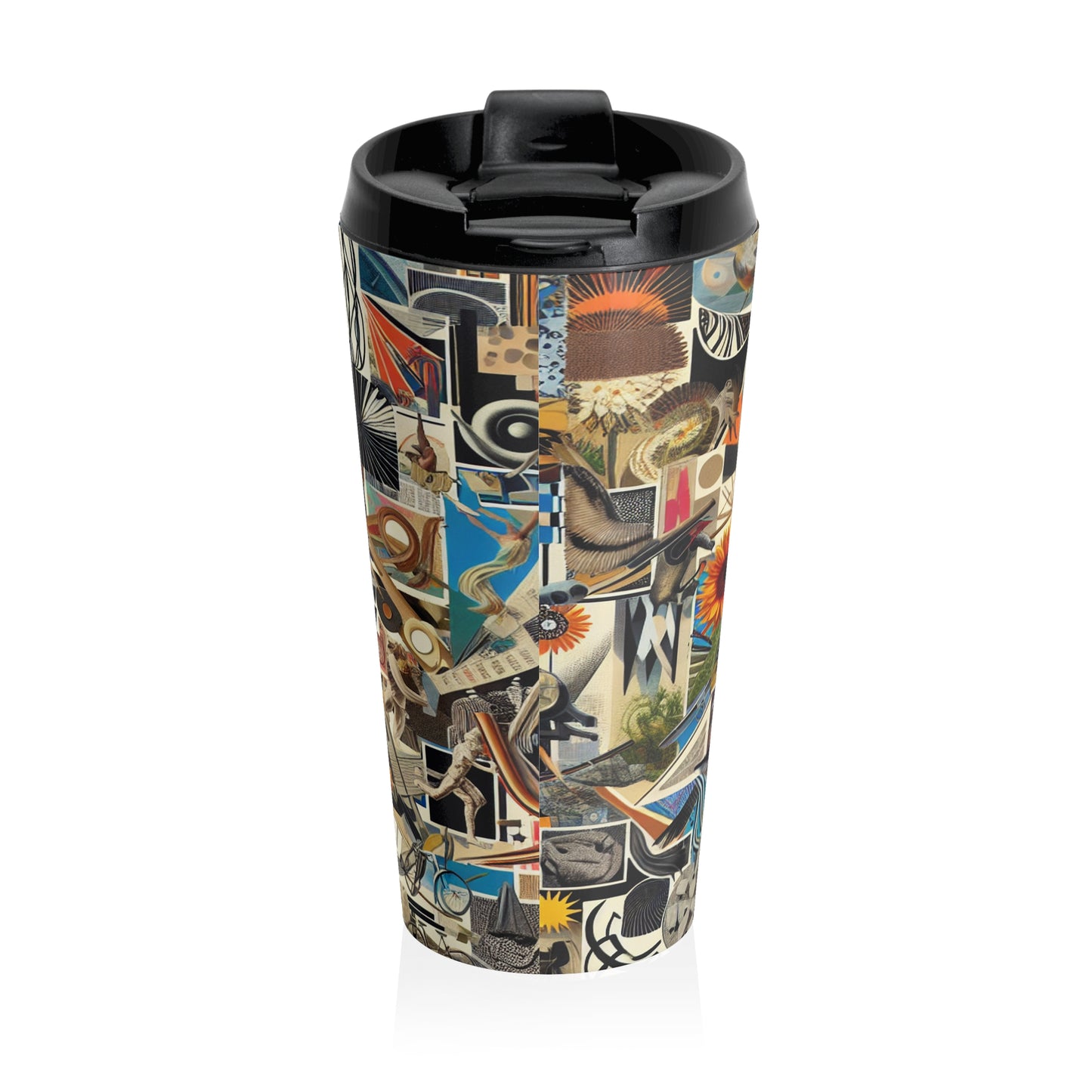 "Mysterious Poetry of the Natural World" - The Alien Stainless Steel Travel Mug Dadaism Style