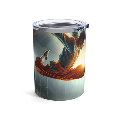 "L'acrobate aérien" - Le photoréalisme Alien Tumbler 10oz