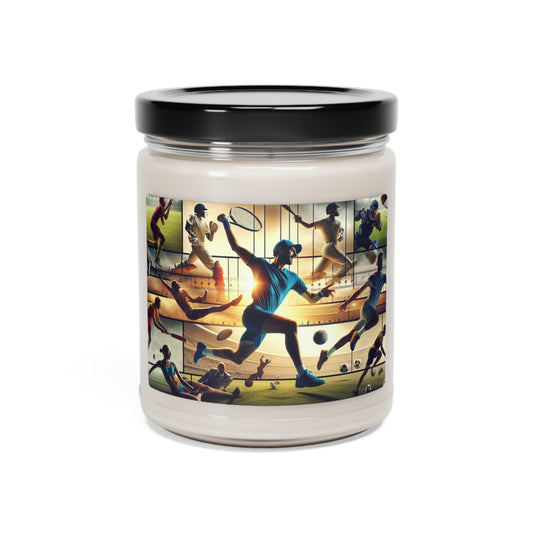 "Sports Synthesis: A Video Art Piece" - The Alien Scented Soy Candle 9oz Video Art Style
