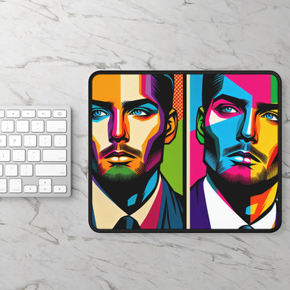 "Retrato de Celebridades Pop Art" - The Alien Gaming Mouse Pad Estilo Pop Art