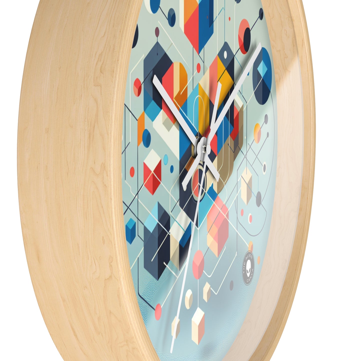 "Collaborative Utopia: A Mural of Hope and Harmony" - The Alien Wall Clock Relational Art