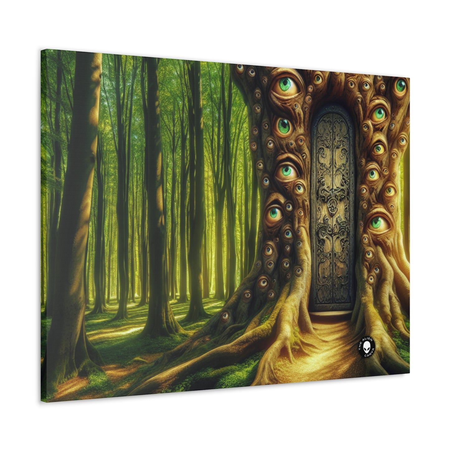 « La forêt vigilante : la porte enchantée » - The Alien Canva