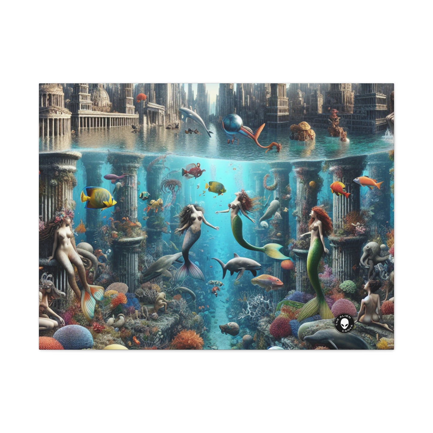 "Seascape Serenity: An Underwater Haven" - The Alien Canva