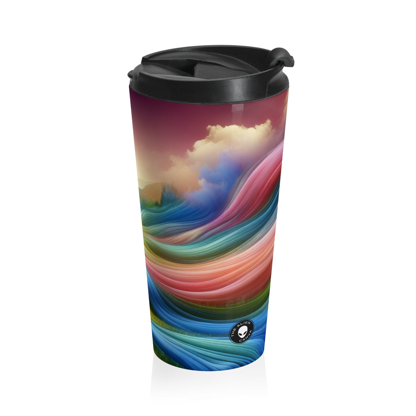 "Emotionally Charged Dreamscape" - The Alien Stainless Steel Travel Mug