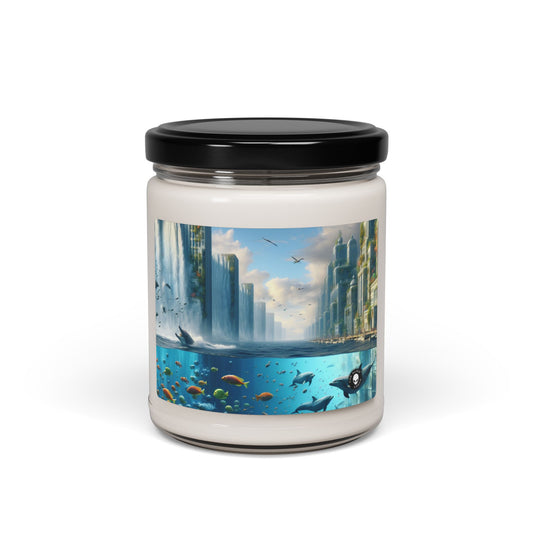 "City of Atlantis: Imagination Unleashed" - The Alien Scented Soy Candle 9oz