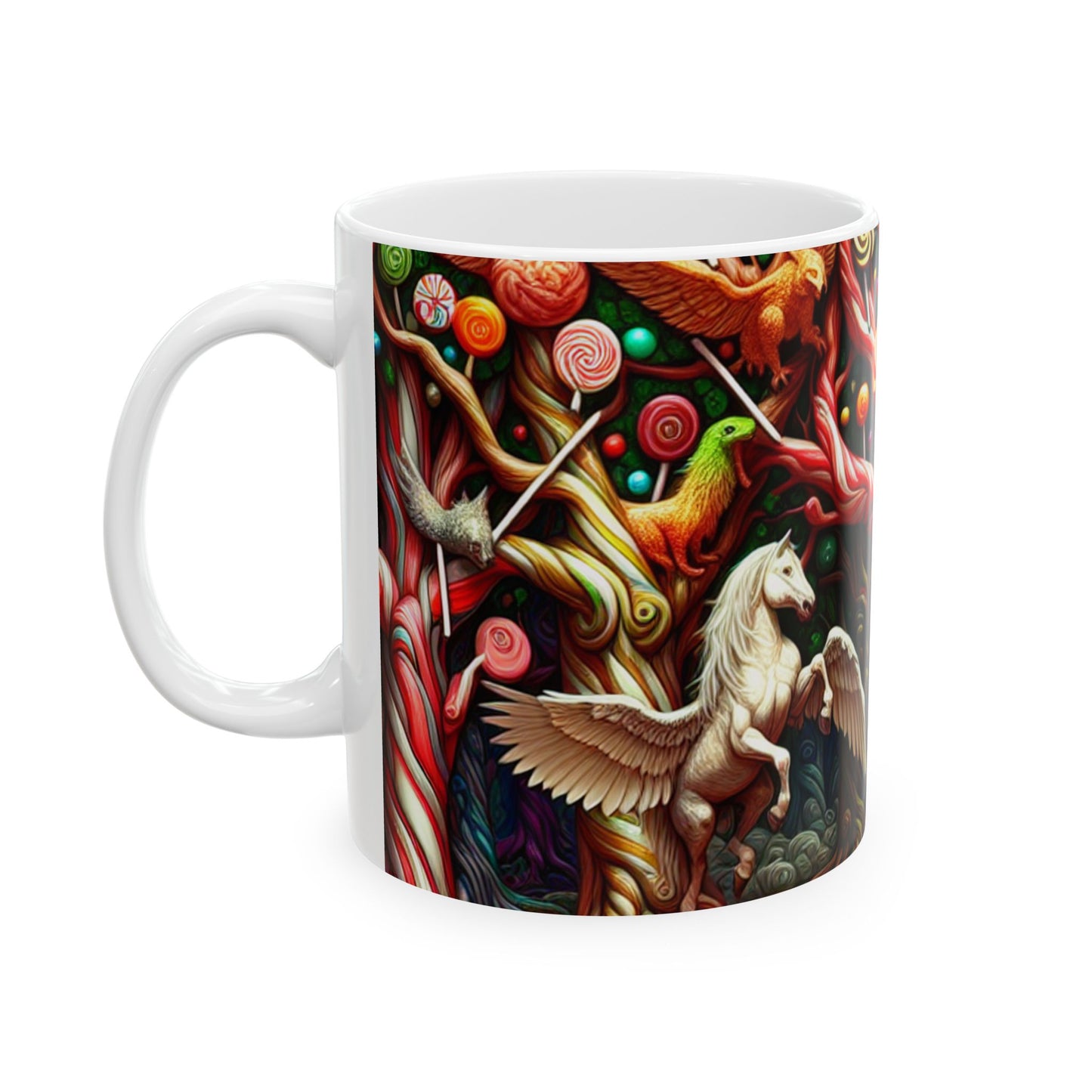 « Sweet Forest Whimsy » – La tasse en céramique Alien 11 oz