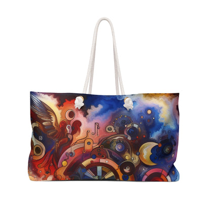 "Eternal Bloom and Fleeting Time" - The Alien Weekender Bag Symbolism