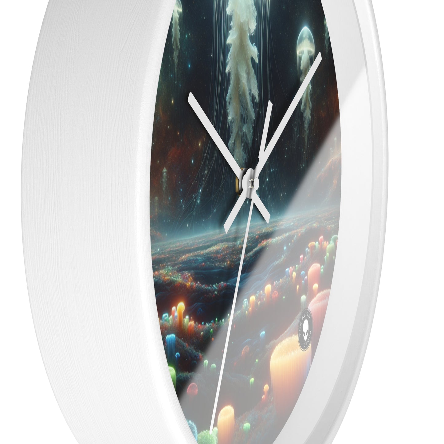 Jellyfish Dreamscape - The Alien Wall Clock