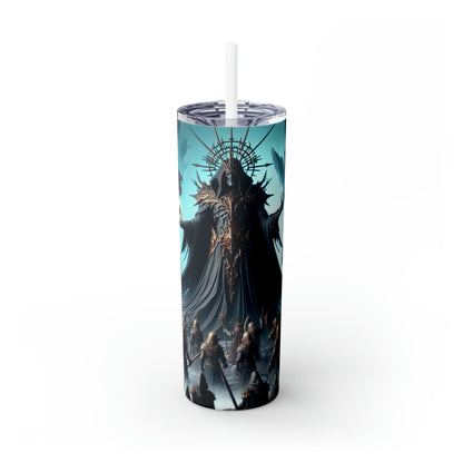 "La bataille pour l'anneau unique" - The Alien Maars® Skinny Tumbler avec paille 20oz