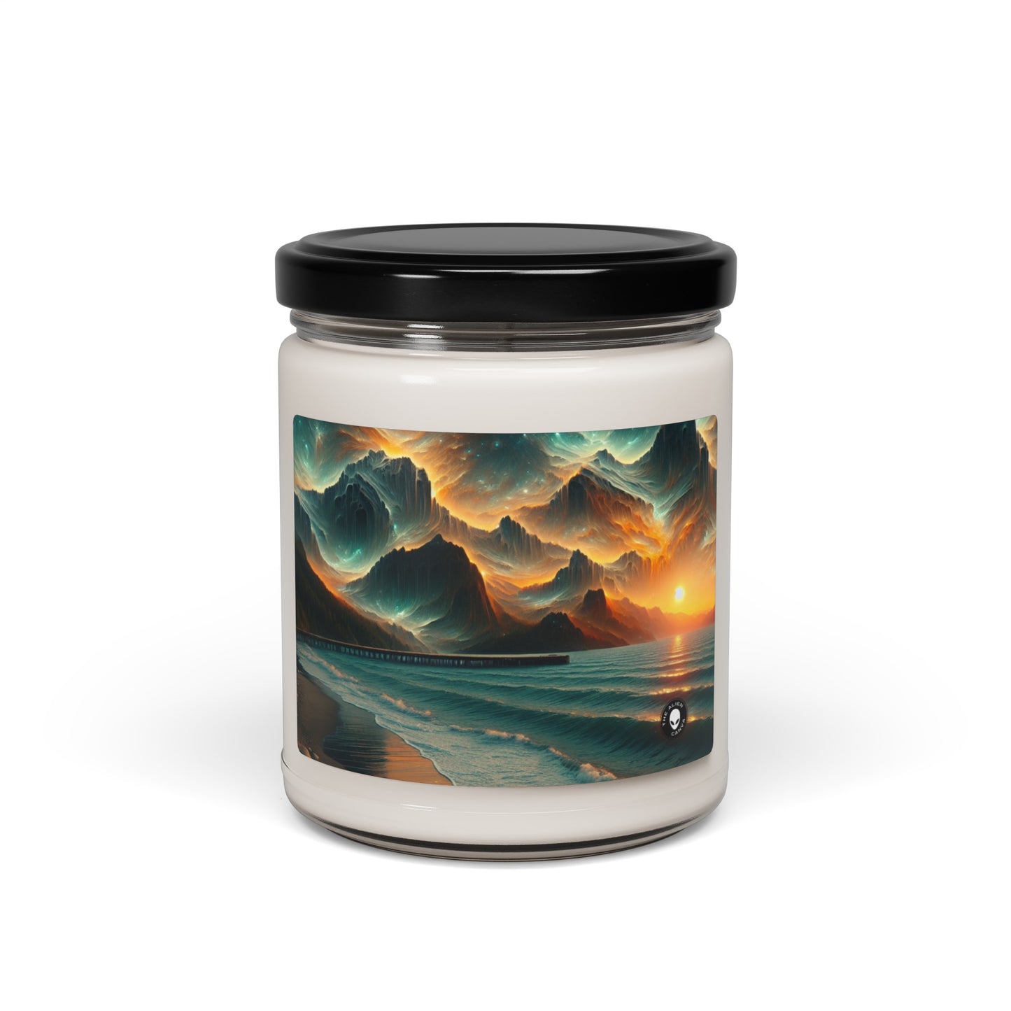 "Realism in Red: Capturing the Beauty of a Luscious Apple" - The Alien Scented Soy Candle 9oz Photorealism