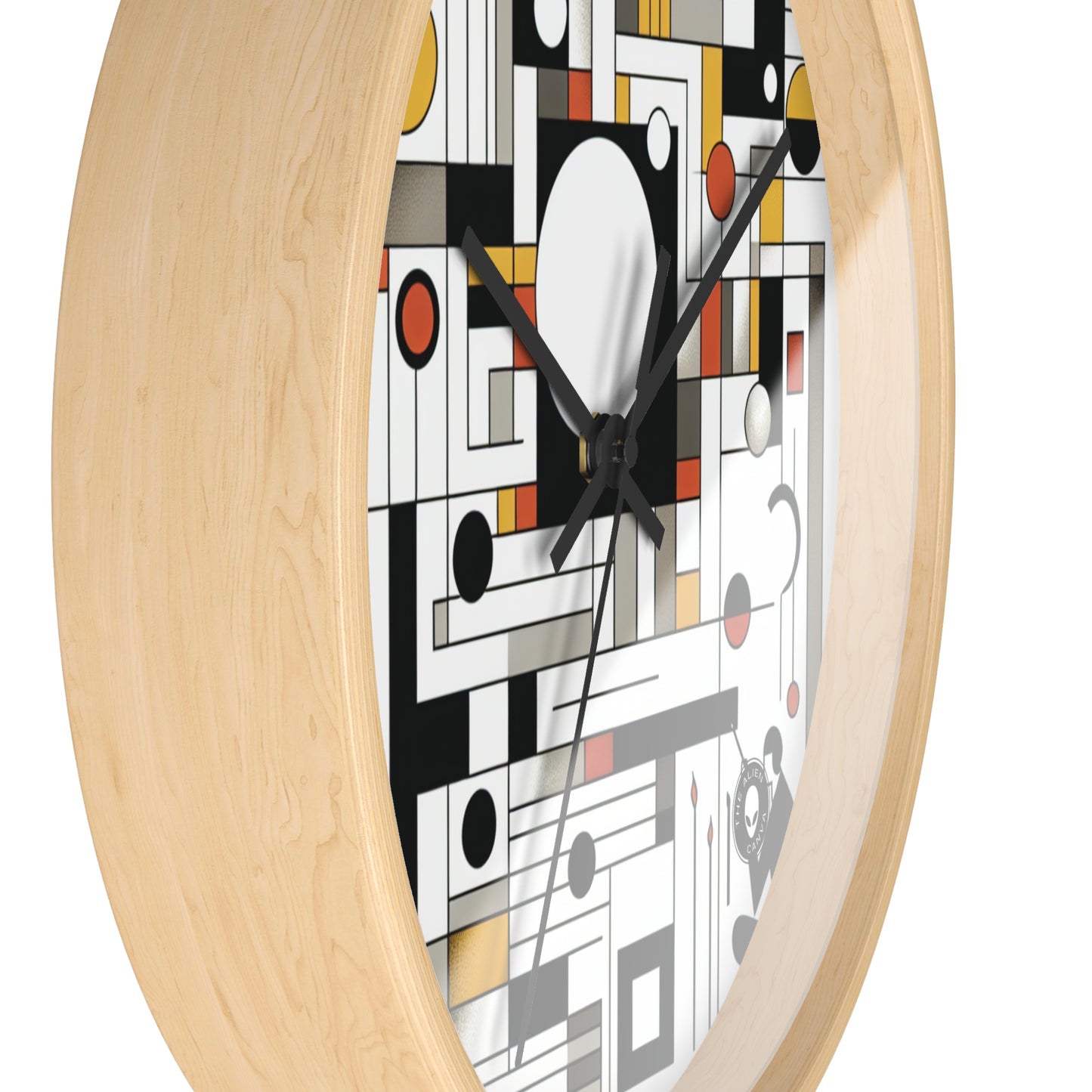 "Equilibrio en abstracto: suprematismo geométrico" - El suprematismo del reloj de pared alienígena