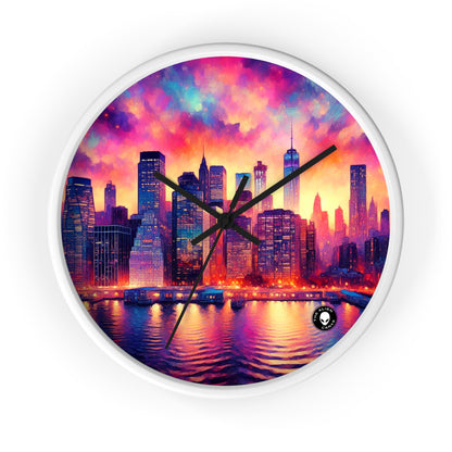 Hidden Oasis: A Spontaneous Impressionism Masterpiece in Vibrant Hues - The Alien Wall Clock Impressionism