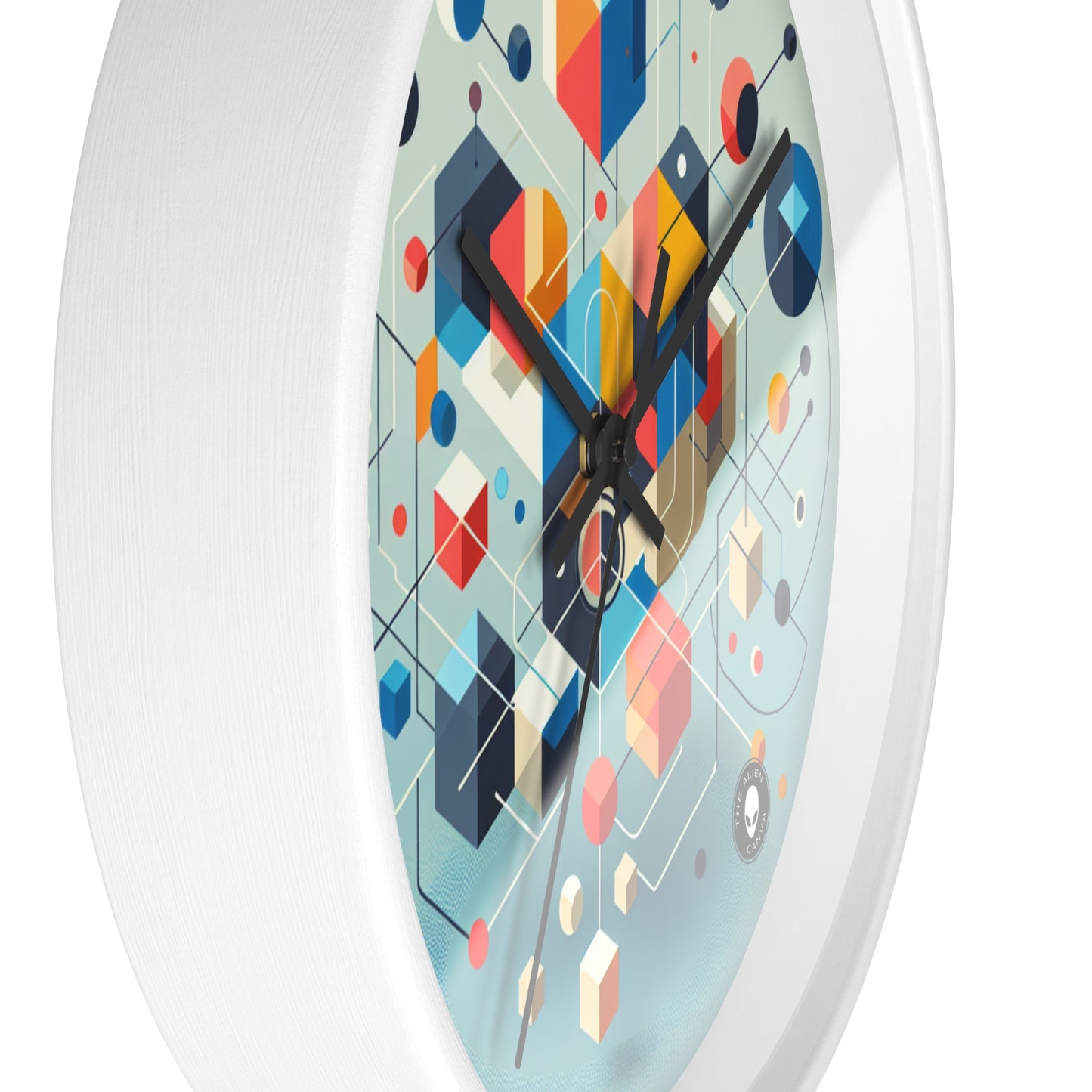 "Collaborative Utopia: A Mural of Hope and Harmony" - The Alien Wall Clock Relational Art