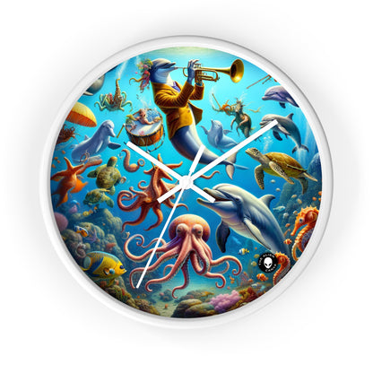 "Musical Reef Spectacle" - The Alien Wall Clock