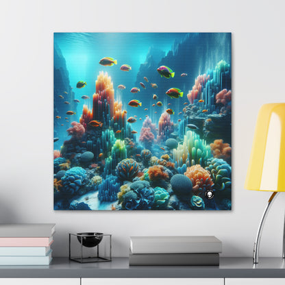 « Neon Reef : une symphonie sous-marine surréaliste » – The Alien Canva