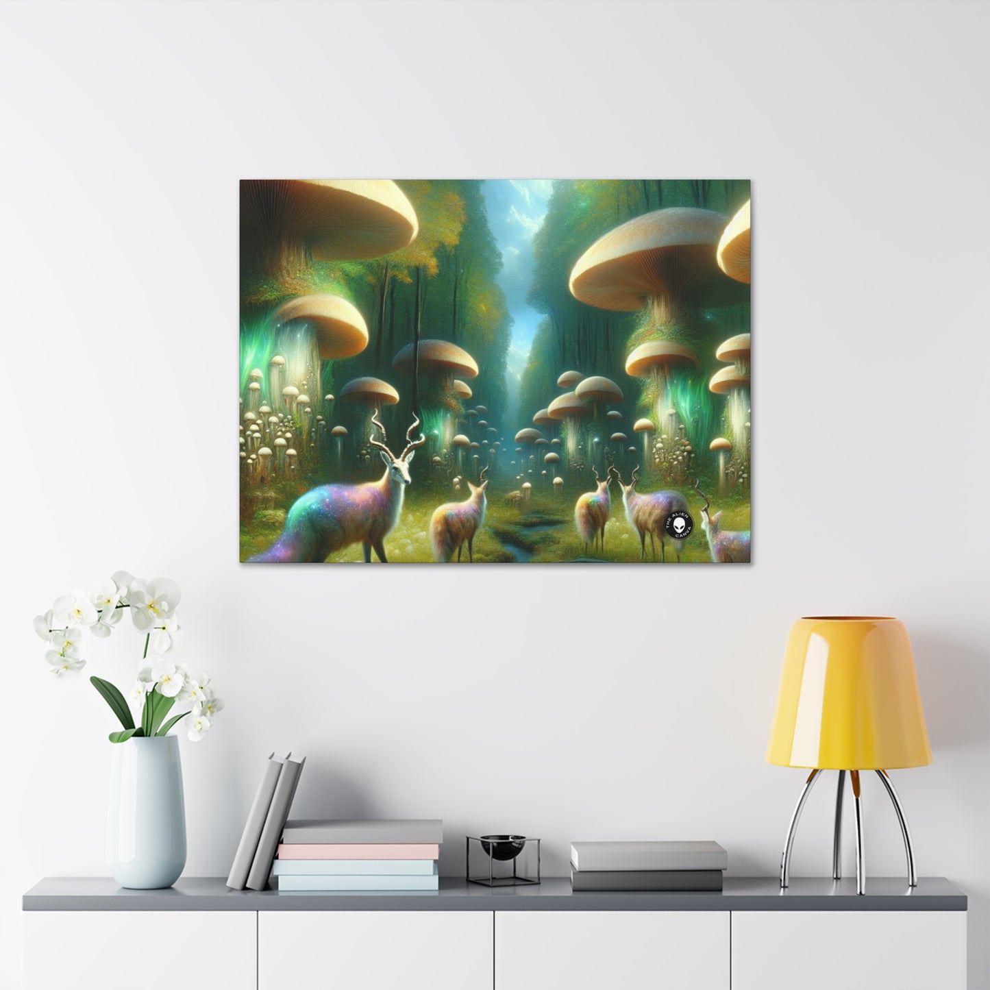 « Mystical Mushroom Grove » - La Toile Alien