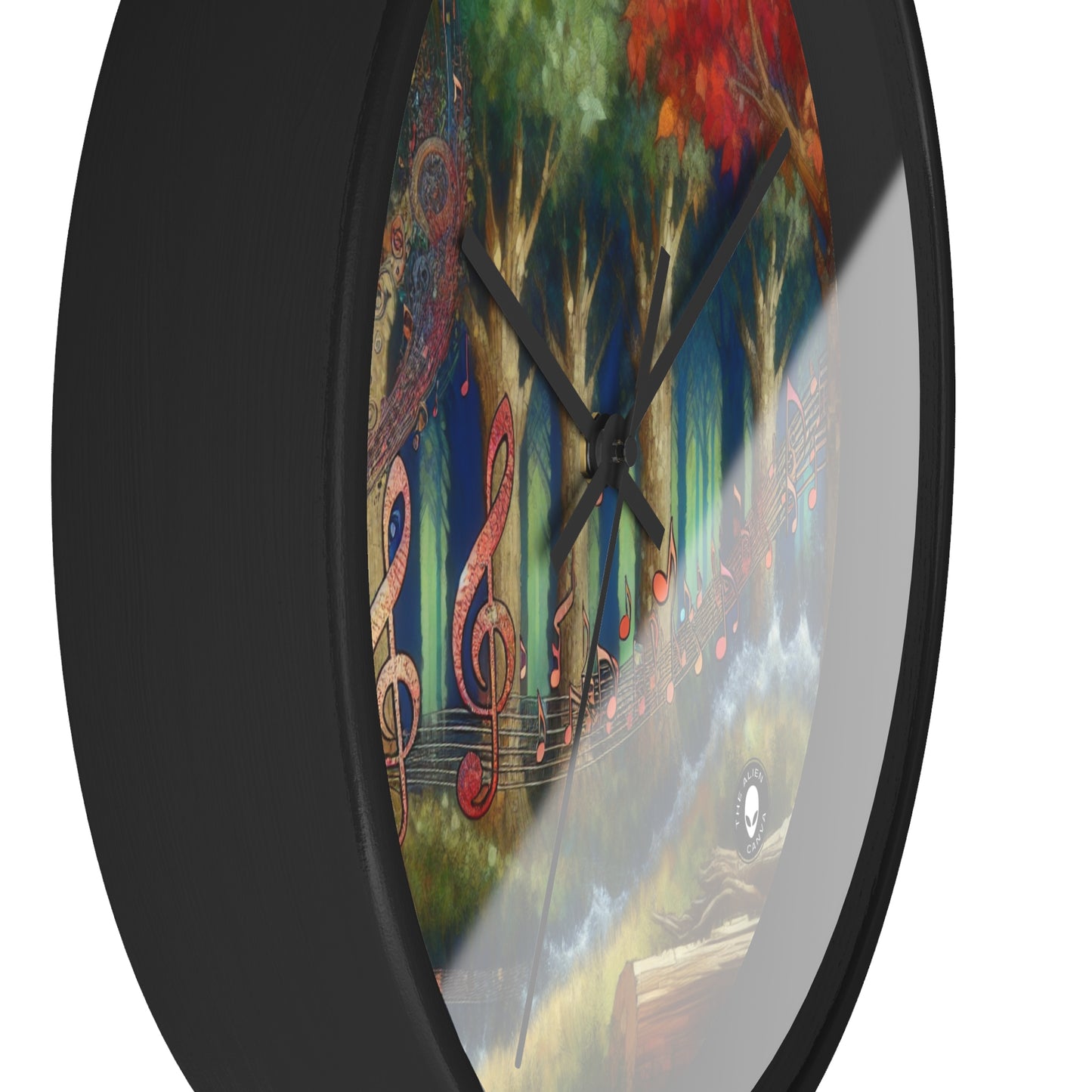 "Melodic Grove" - The Alien Wall Clock