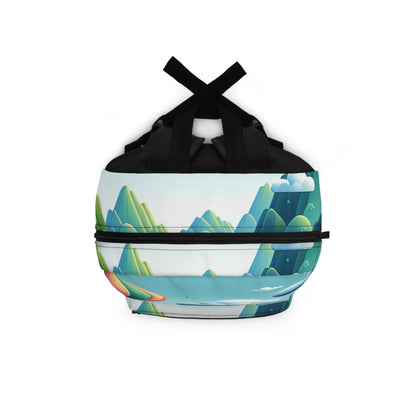 "Tranquil Skies: Hot Air Balloon Adventure" - The Alien Backpack