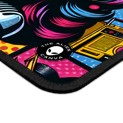 "Celebrating Pop Iconography: A Retrospective Portrait" - The Alien Gaming Mouse Pad Pop Art