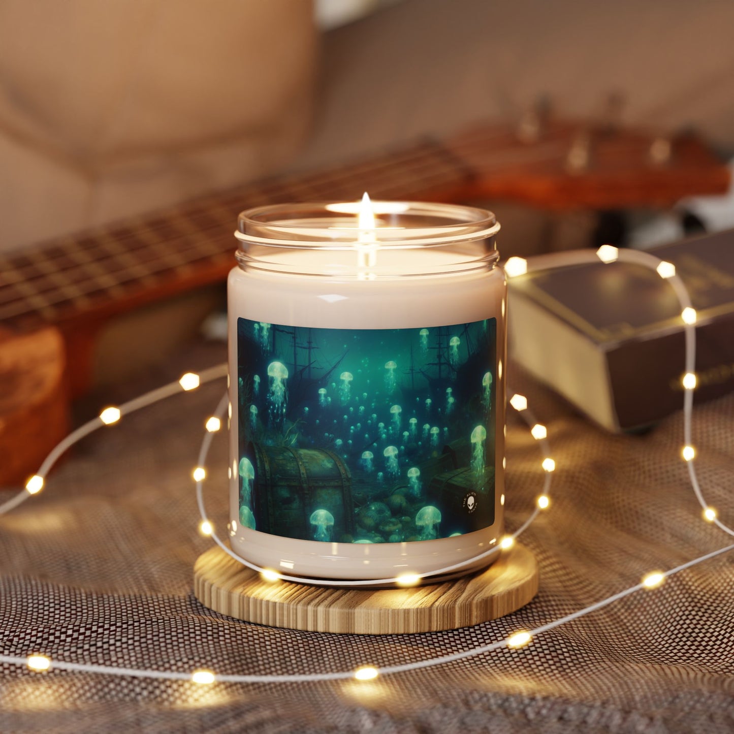 "Glowing Jellyfishes in the Deep" - The Alien Scented Soy Candle 9oz