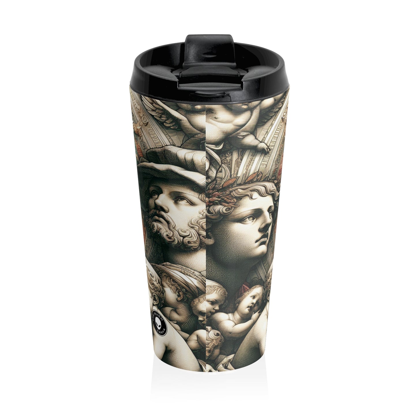 "Mystical Banquet: A Renaissance Fantasy" - The Alien Stainless Steel Travel Mug Renaissance