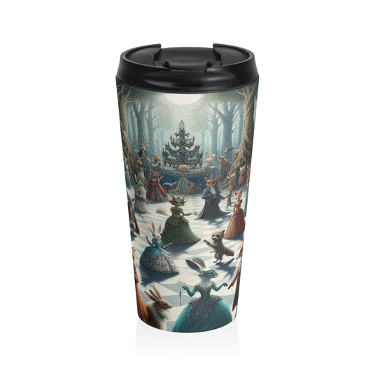 "Fanciful Creatures: Enchanted Masquerade" - The Alien Stainless Steel Travel Mug