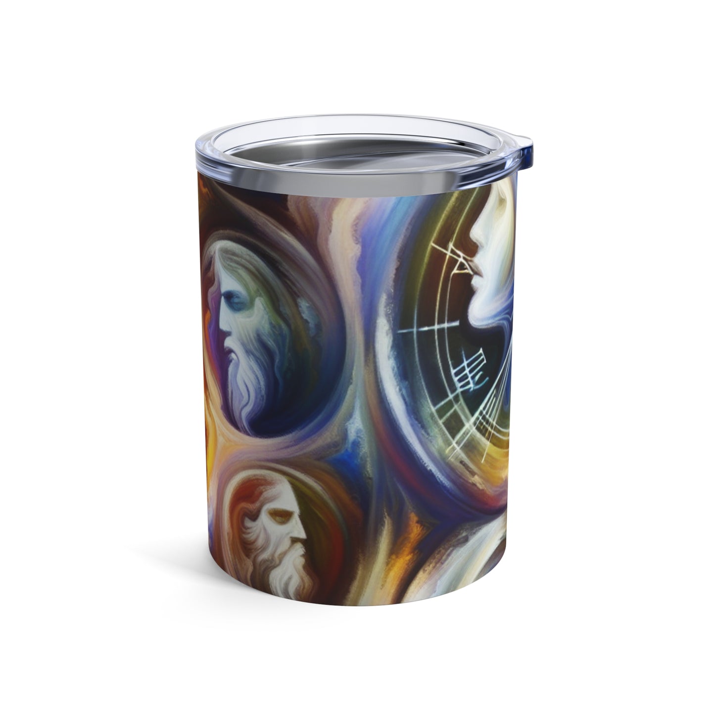 "Time's Dichotomy: Blooms and Wilt" - The Alien Tumbler 10oz Symbolism