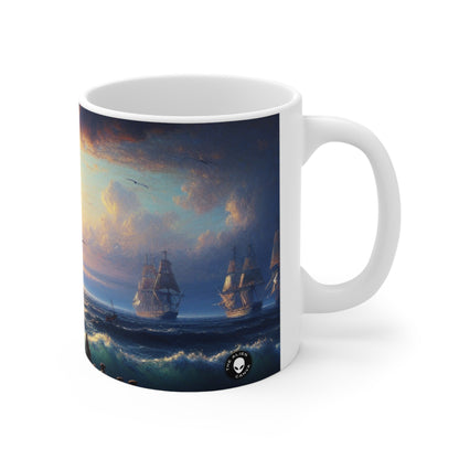 "Valse de la forêt enchantée" - Tasse en céramique Alien 11oz Romantisme