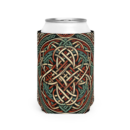 "Majestic Celtic Vision: Una fascinante obra de arte inspirada en los acantilados de Moher" - The Alien Can Cooler Sleeve Celtic Art