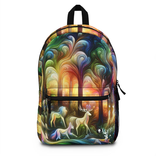 "Ethereal Enchantment: The Mystical Forest" - The Alien Backpack