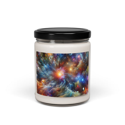 "Galactic Creation: A Kaleidoscope of Cosmic Wonder" - The Alien Scented Soy Candle 9oz