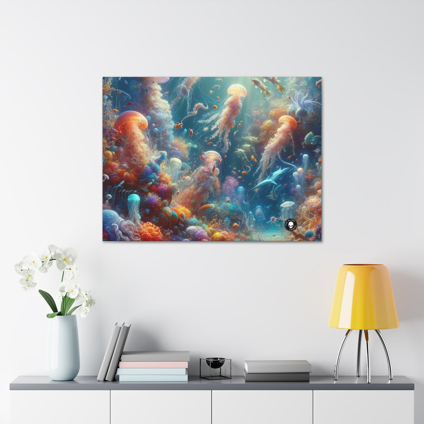 "Enchanted Aquatic Wonderland" - The Alien Canva