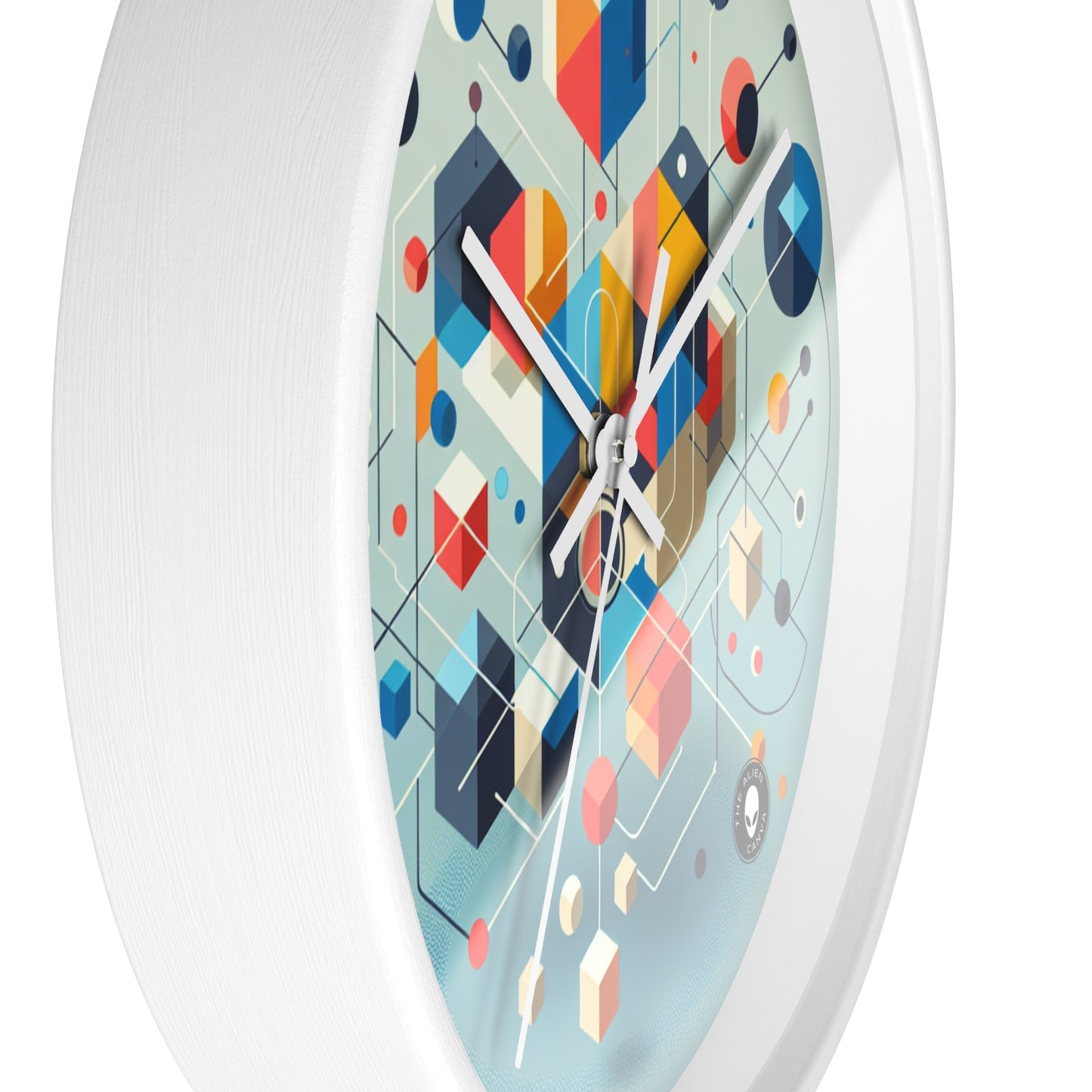 "Collaborative Utopia: A Mural of Hope and Harmony" - The Alien Wall Clock Relational Art