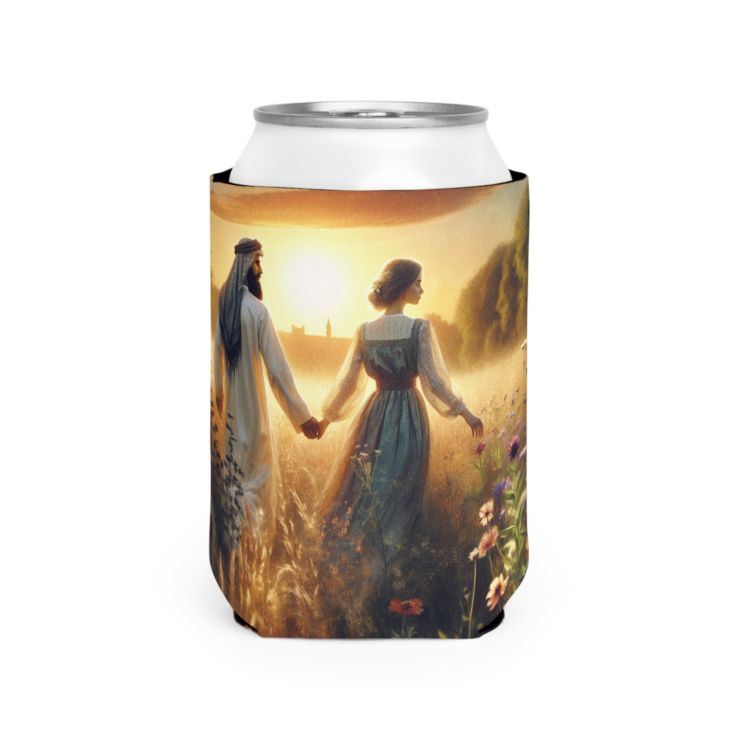 "Sweet Summer Sunset" - The Alien Can Cooler Sleeve Romanticism Style