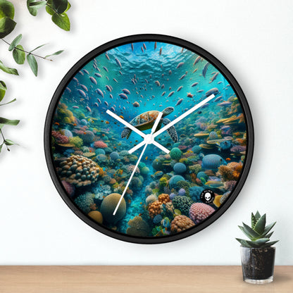 "Beneath the Surface: An Underwater Wonderland" - The Alien Wall Clock