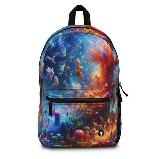 "Fiesta de baile de coral brillante" - La mochila alienígena