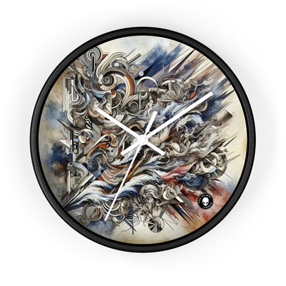 Título: "Tabúes desafiantes: más allá de los límites en el arte transgresivo" - The Alien Wall Clock Transgressive Art