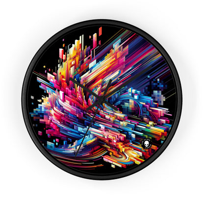 "ChronoSynthesis: A Visual Exploration of Time Perception" - The Alien Wall Clock Video Art