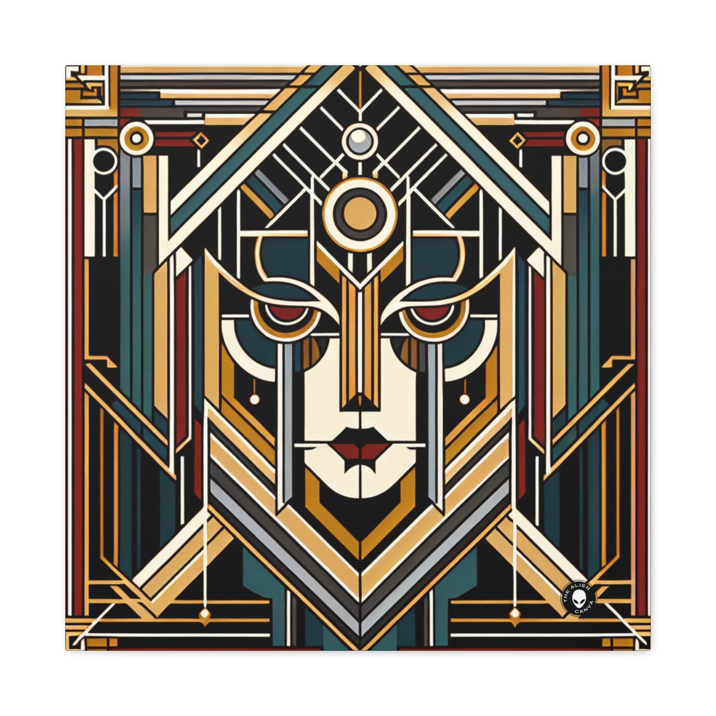 "Glamour & Decadence: A 1920s Art Deco Cocktail Soiree" - The Alien Canva Art Deco