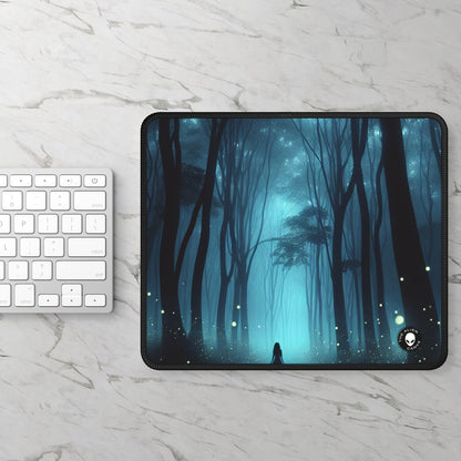 "Guided by Fireflies: A Forest's Secret Lightshow" - The Alien Gaming Mouse Pad