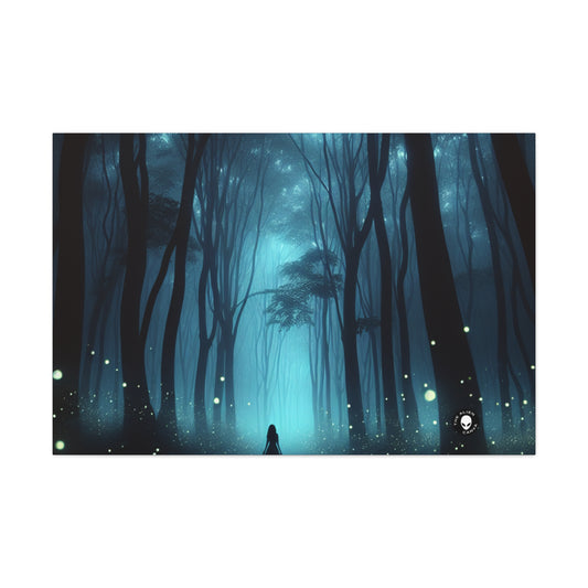 "Guided by Fireflies: A Forest's Secret Lightshow" - The Alien Canva