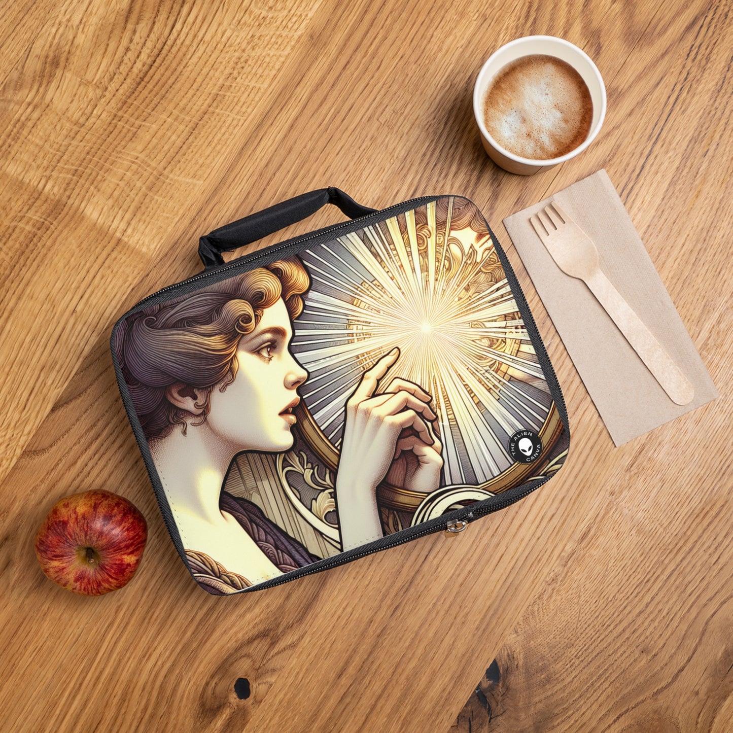 "Reflection of Beauty" - The Alien Lunch Bag Art Nouveau