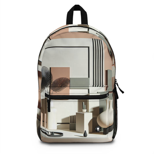"Harmony in Geometry: A Minimalist Digital Art Exploration" - The Alien Backpack Post-minimalism