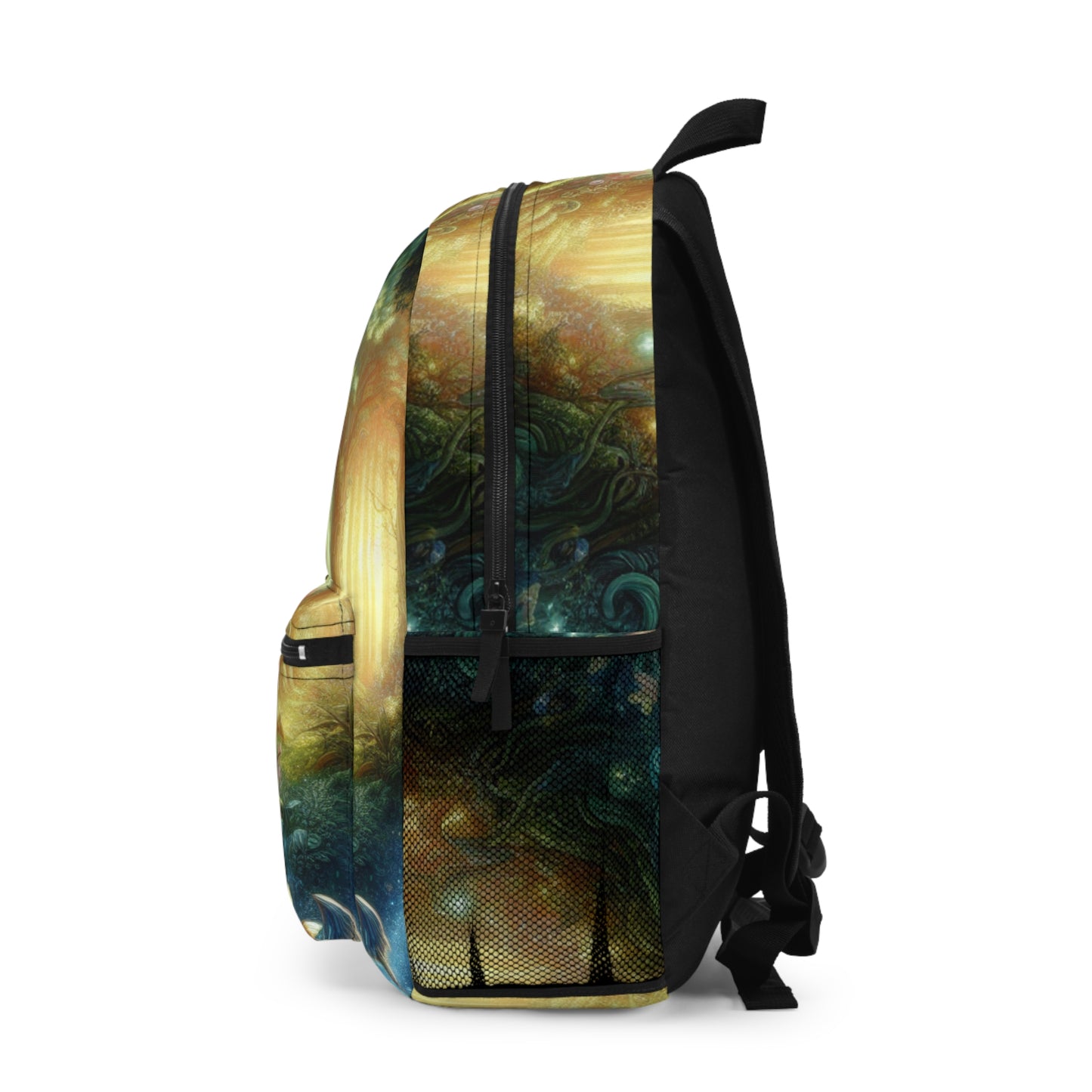 Enchanted Woodland: Glowing Blossoms and Mystical Beings - The Alien Backpack