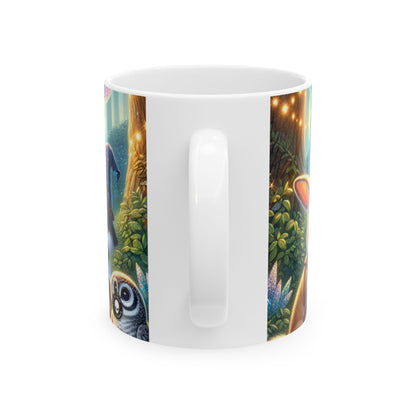 "Hats Off in the Enchanted Forest" - The Alien Ceramic Mug 11oz