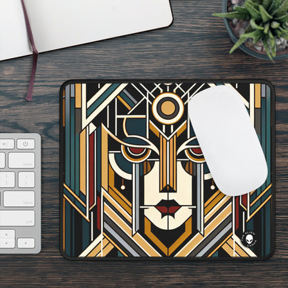 "Glamour y decadencia: una velada de cóctel Art Déco de los años 20" - The Alien Gaming Mouse Pad Art Déco