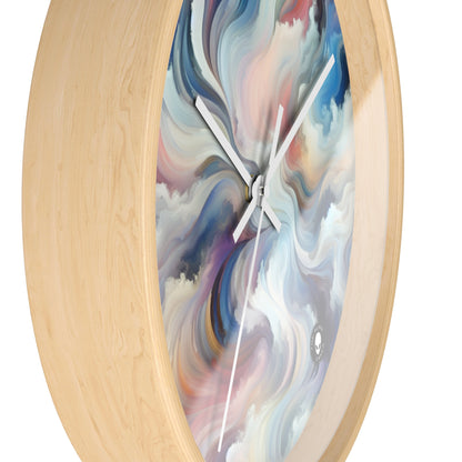 "Harmony in Nature: A Lyrical Abstraction" - The Alien Wall Clock Lyrical Abstraction