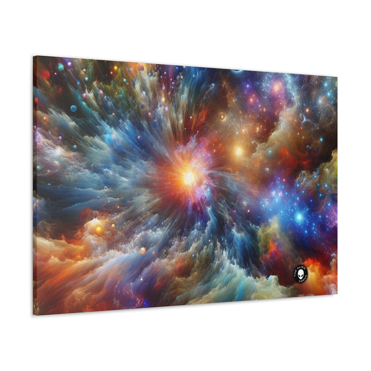 "Galactic Creation: A Kaleidoscope of Cosmic Wonder" - The Alien Canva